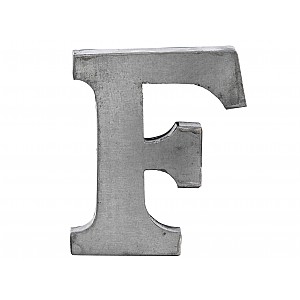 Zinkbokstav F