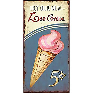 Plåtskylt Glasstrut