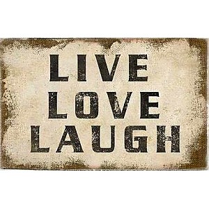 Canvastavla Live Love Laugh