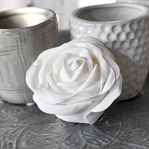 Dekor Ros Vit 7 cm