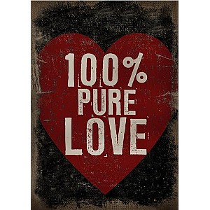 Canvastavla 100% Pure Love