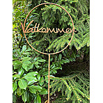 Välkommenkrans på stav Rost, Lind Decoration | Mixin