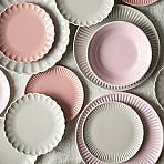 Frühstücksset 3-tlg. English Rose | Tasse, Teller & Schale In Rosa