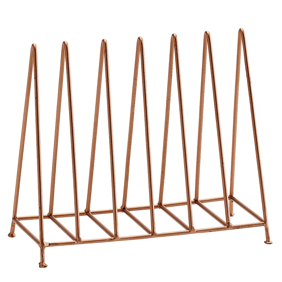 Letter Rack / Organizer Triangle - Copper