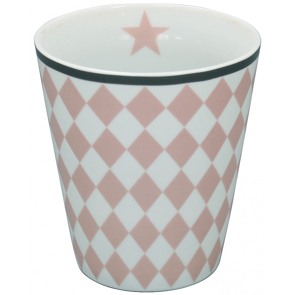 Glücklicher Becher-Harlekin - Rosa