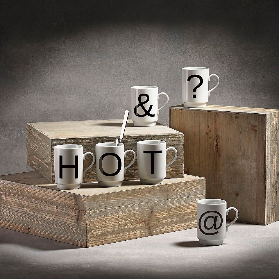 Letter Mug W