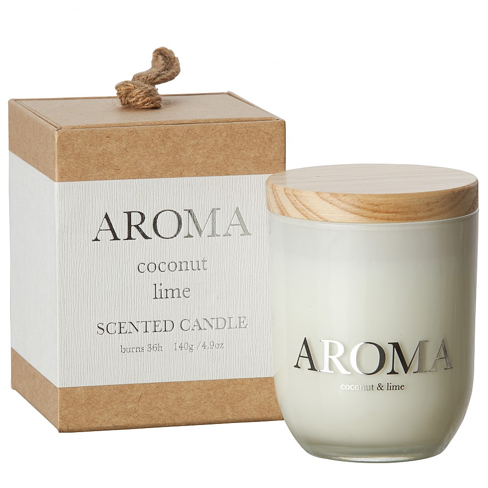 Doftljus AROMA Liten - Kokosnöt & Lime/Coconut & Lime