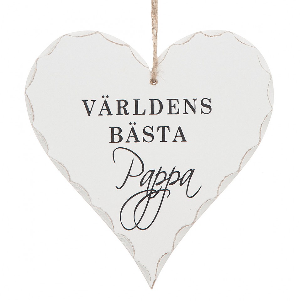 Heart Världens bästa Pappa