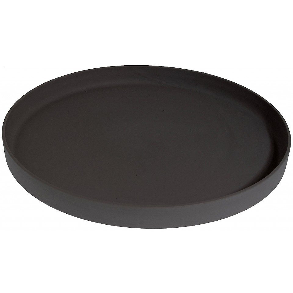 Ceramic Tray Grimshult - Black-grey