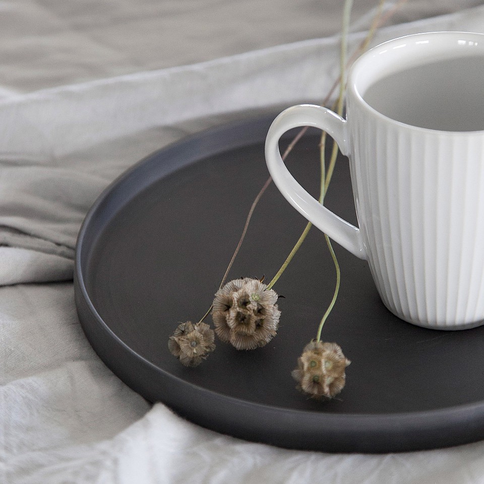 Ceramic Tray Grimshult - Black-grey