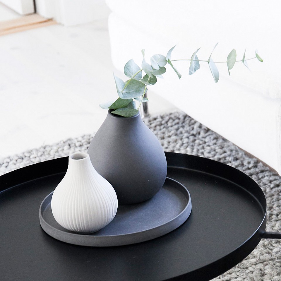 Ceramic Tray Grimshult - Black-grey