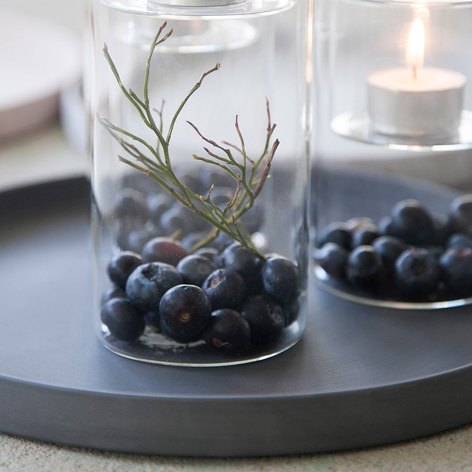 Ceramic Tray Grimshult - Black-grey