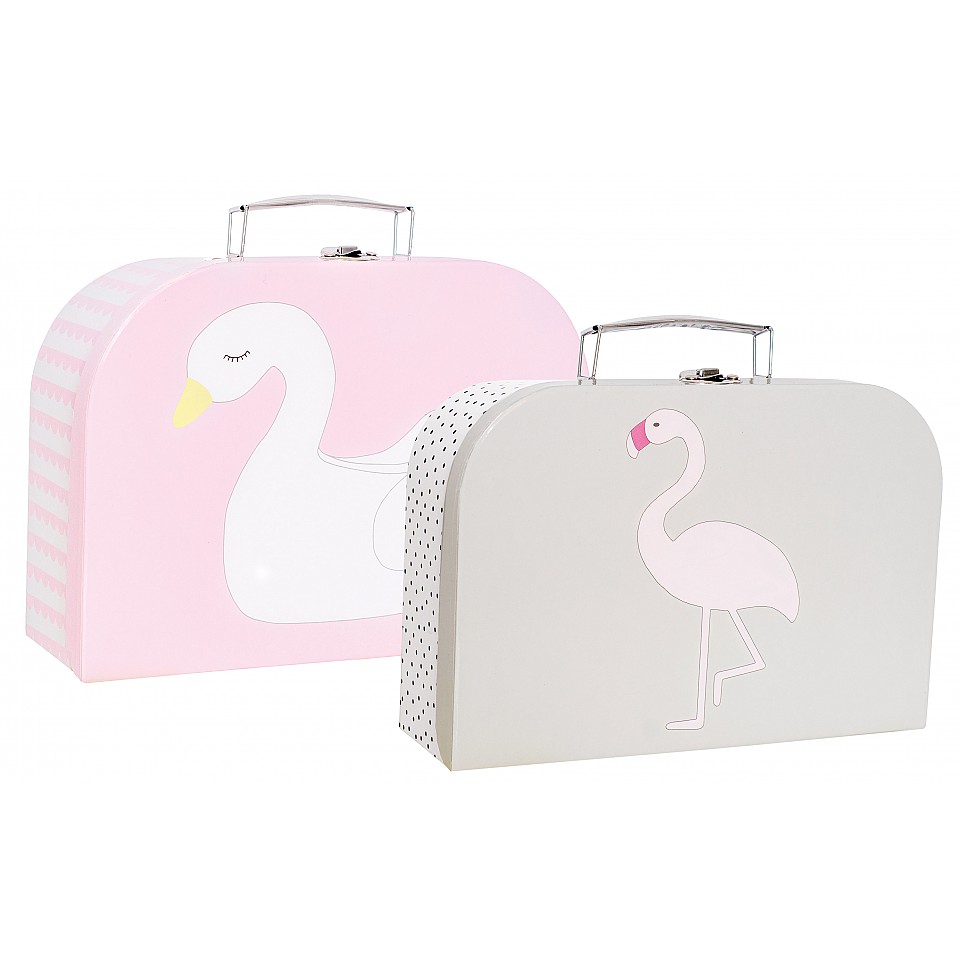 JaBaDaBaDo Pappväska Svan & Flamingo - 2-pack
