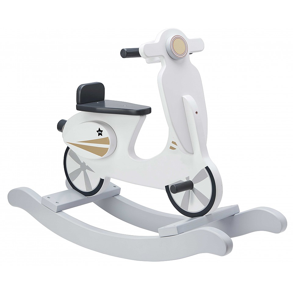 Kids Concept Gungscooter - Vit/Grå