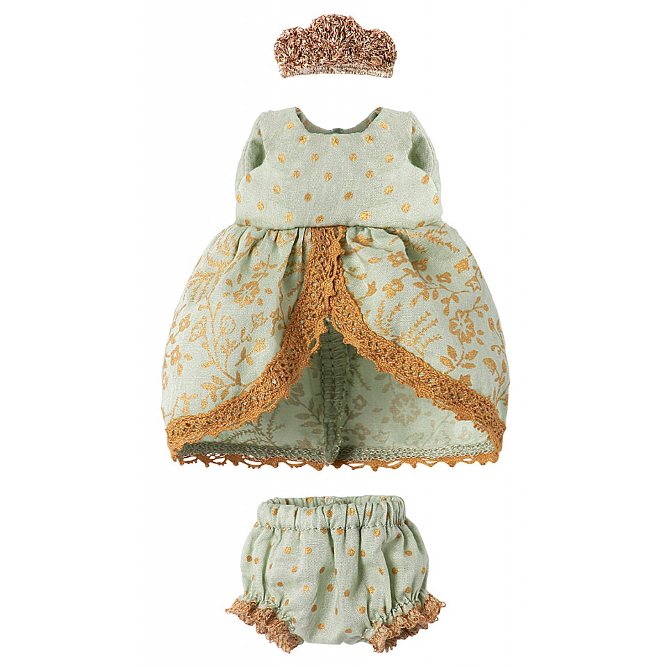 Maileg Micro & Mouse Princess dress - Mint