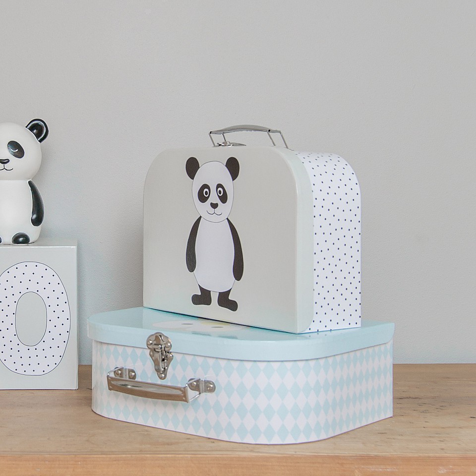 JaBaDaBaDo Cardboard Bag Penguin & Panda - set of 2