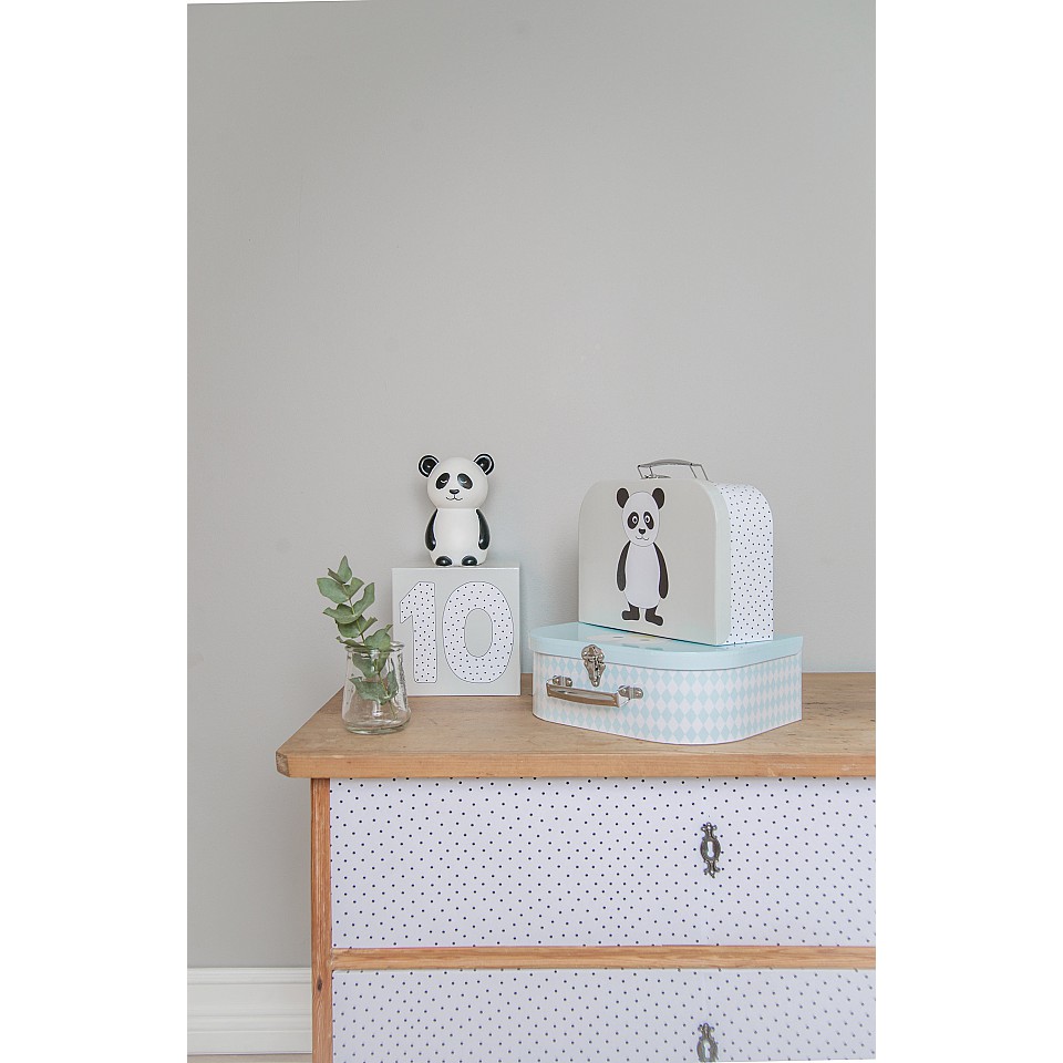 JaBaDaBaDo Cardboard Bag Penguin & Panda - set of 2