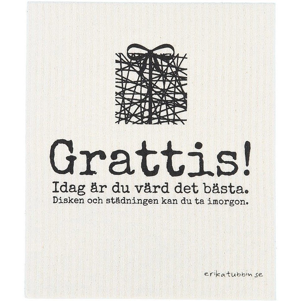Dish Cloth Grattis