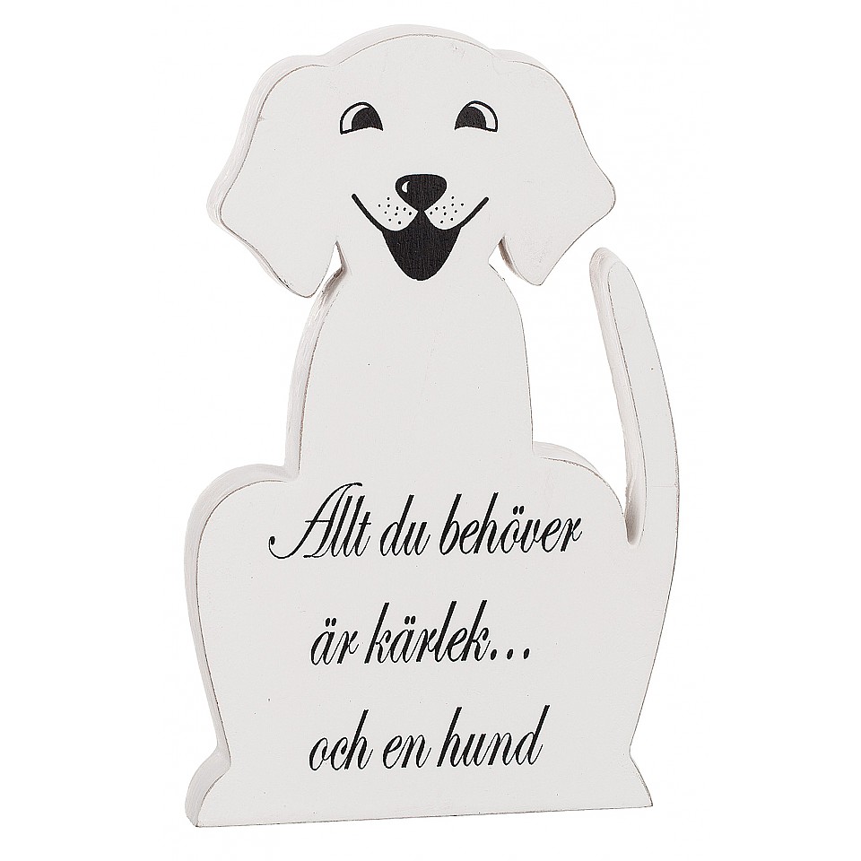 Hund Allt du behöver är kärlek och en hund