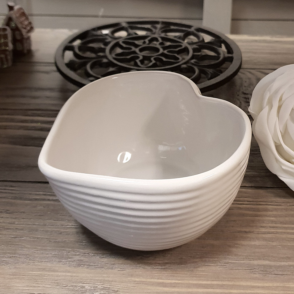 Heart Bowl - White