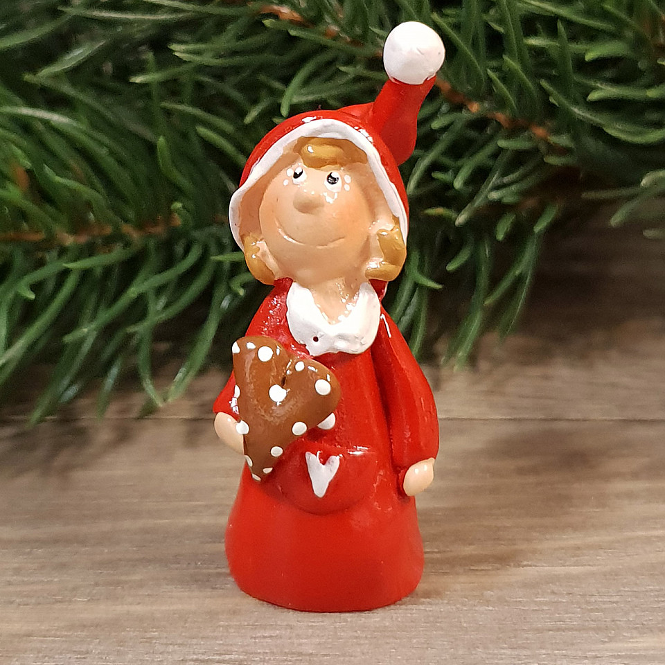 Tomte med pepparkaka - Liten