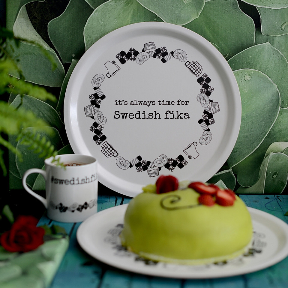 Tray Swedish fika - 31 cm