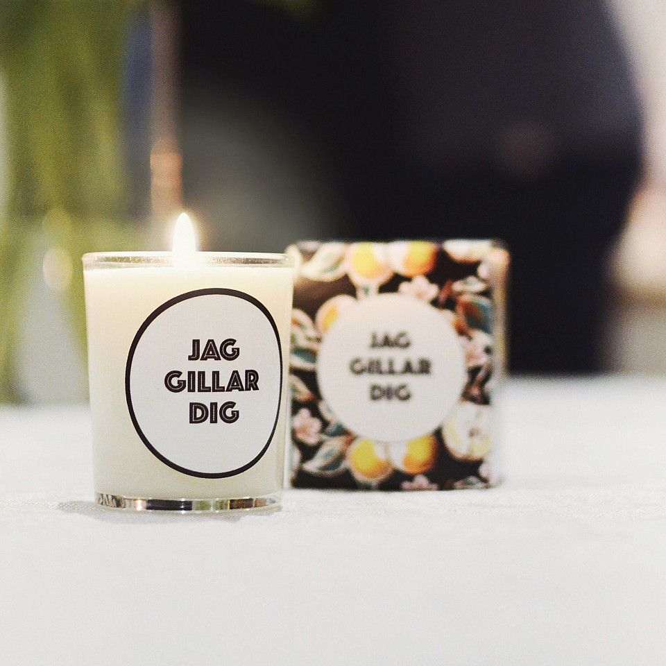 Klinta Massageljus/Doftljus Jag gillar dig