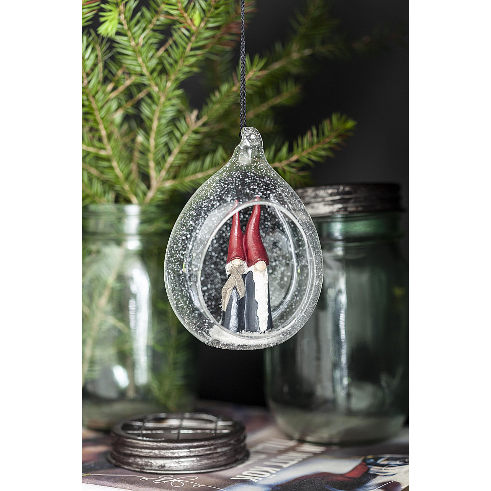 Glaskugel Groß Santa Mutter & Vater