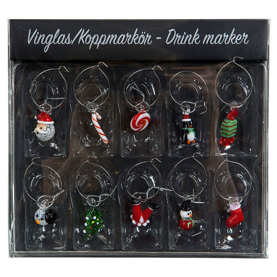Glass Markers Christmas Mix Glass