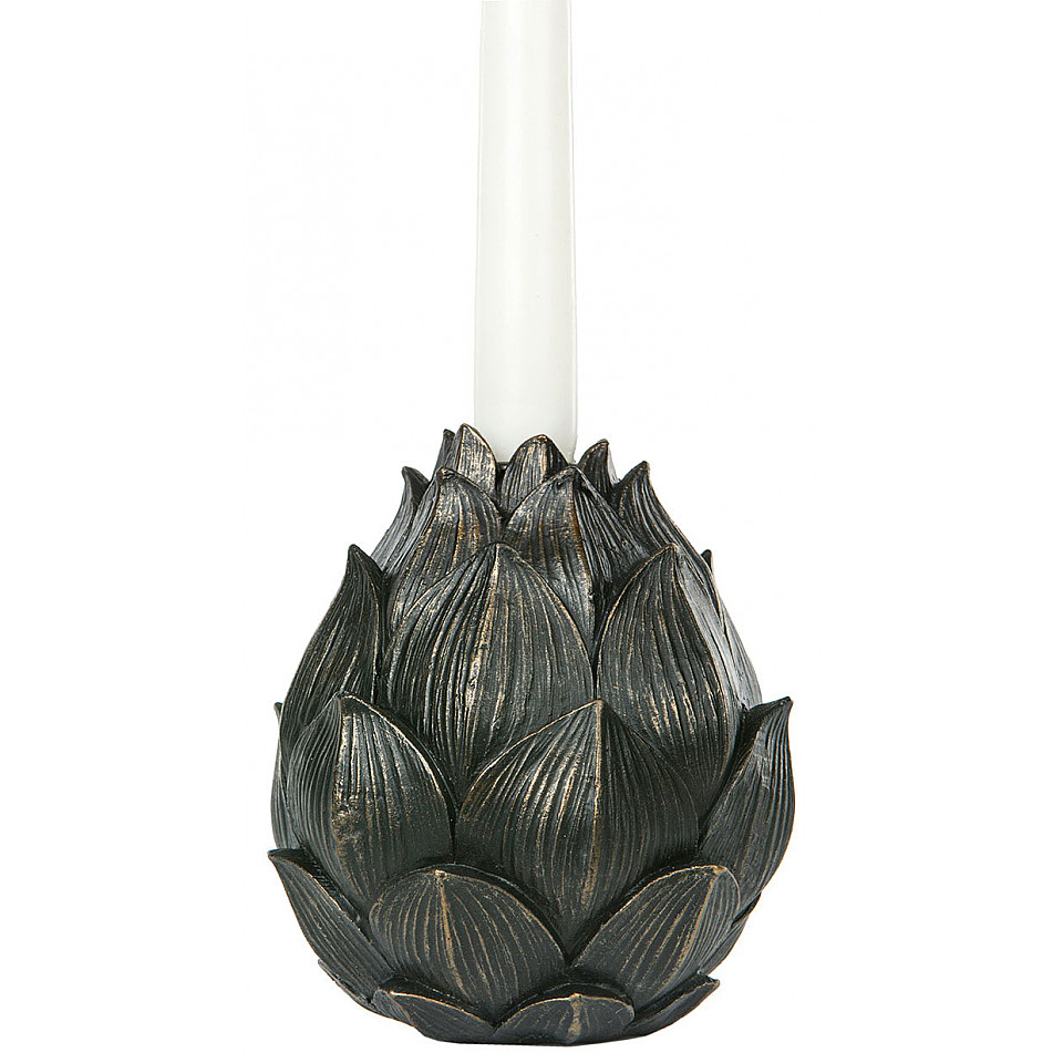 Candlestick Artichoke - Gold Brown