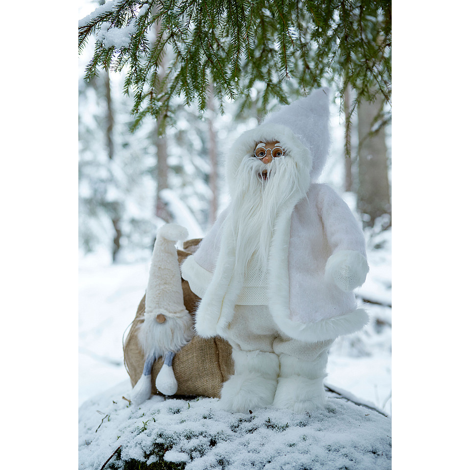 Tomte Stående - Vit