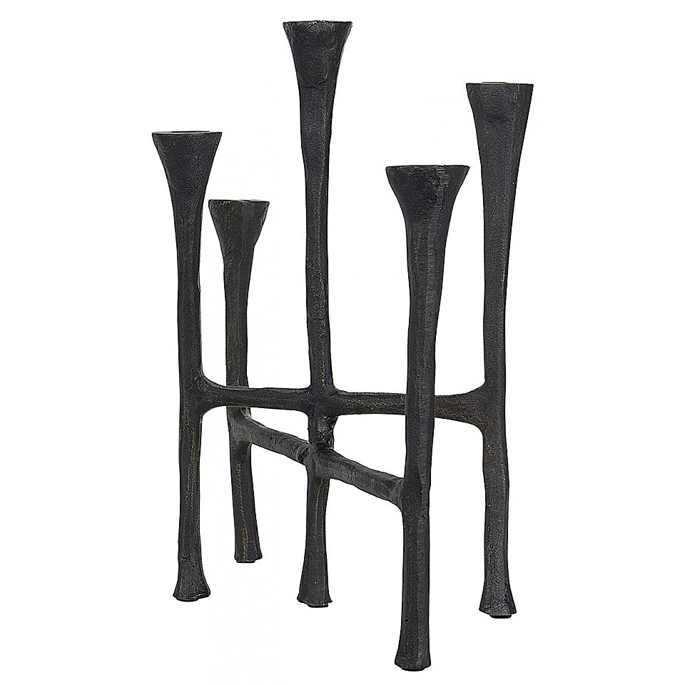 Candlestick Black Cast Iron