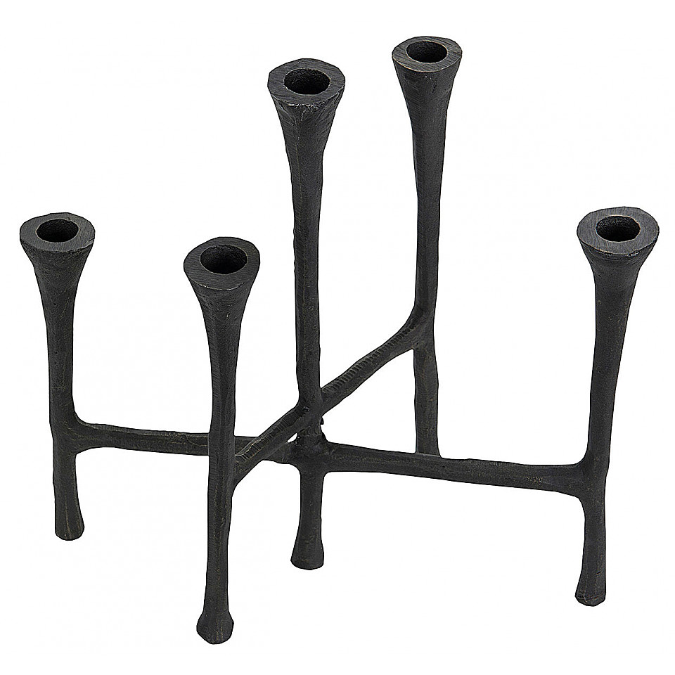 Candlestick Black Cast Iron