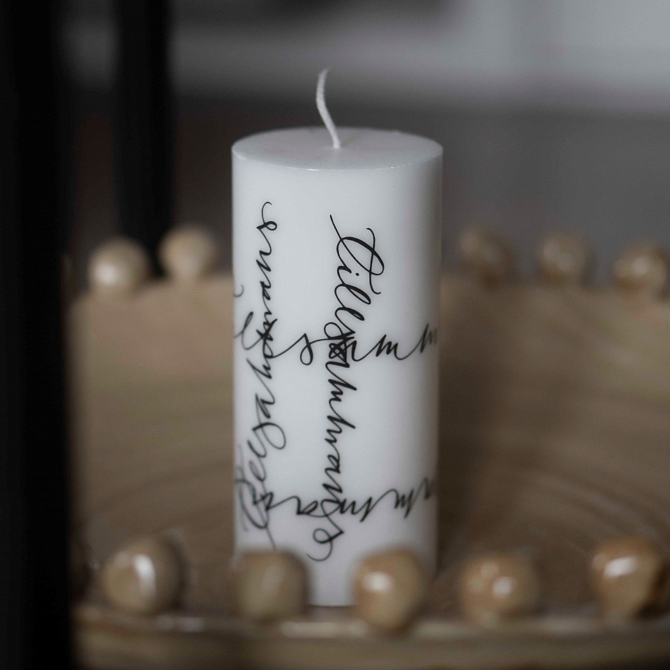 Ylva Skarp Pillar Candle Tillsammans