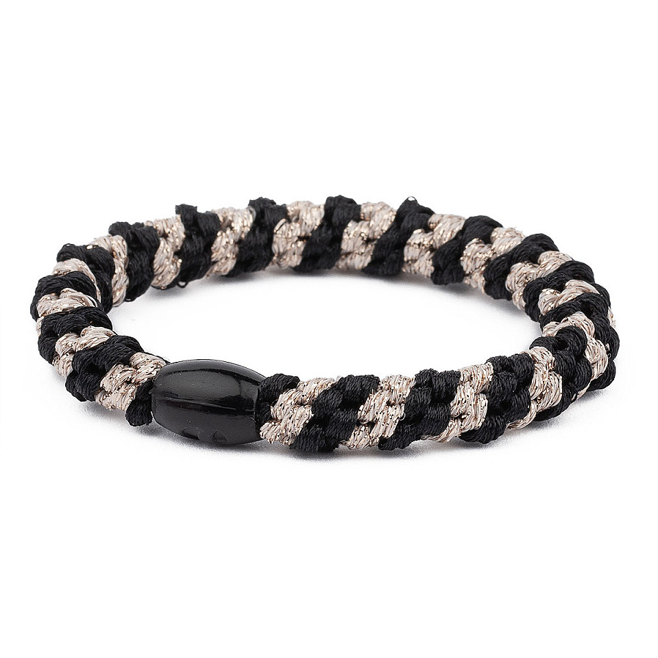 Supersnodden Hair Tie - Black / Gold