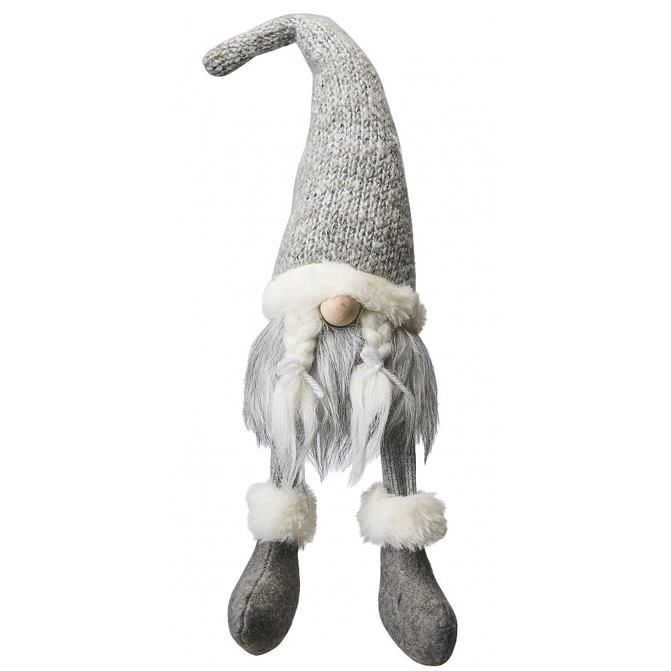 Santa Mutter Grau / Weiß - 40 cm
