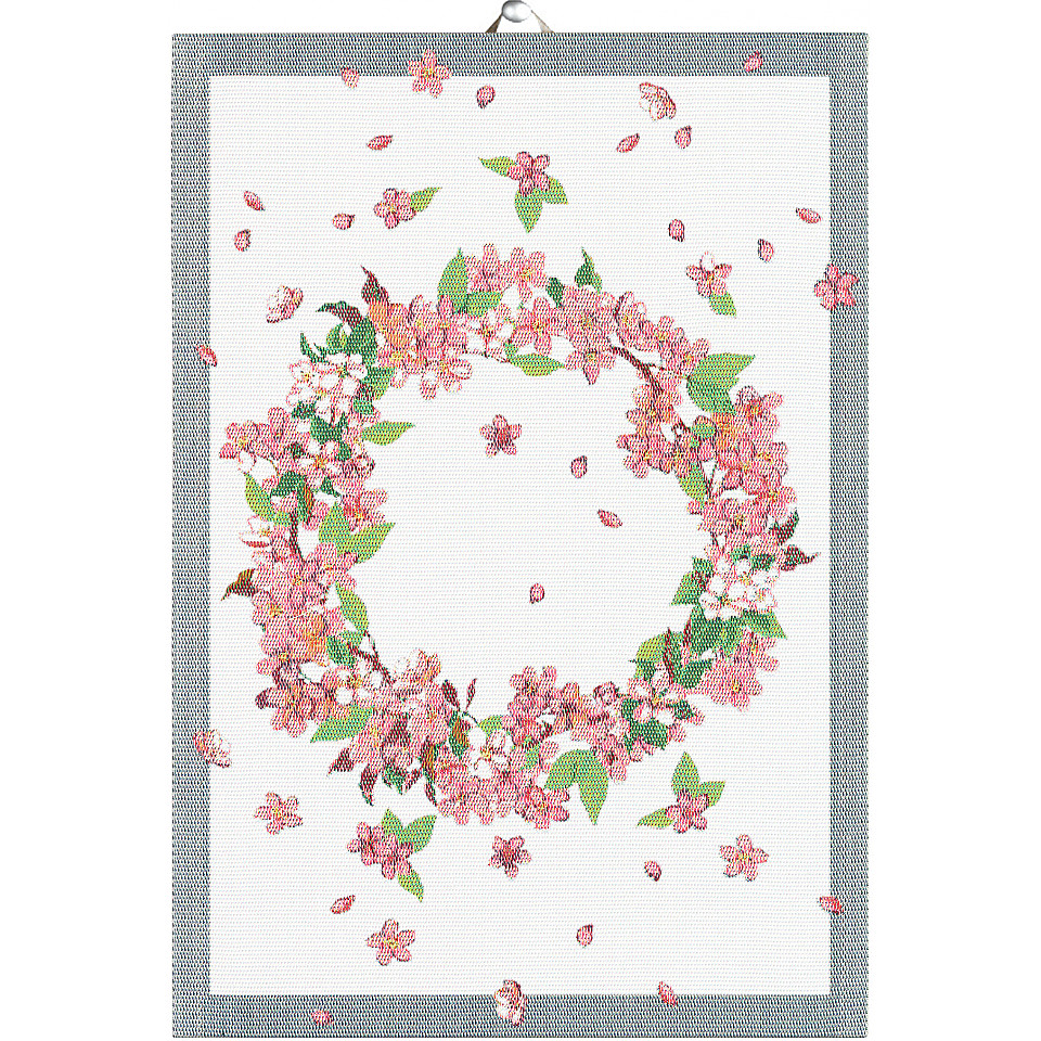 Tea Towel Vårkrans / Spring Wreath