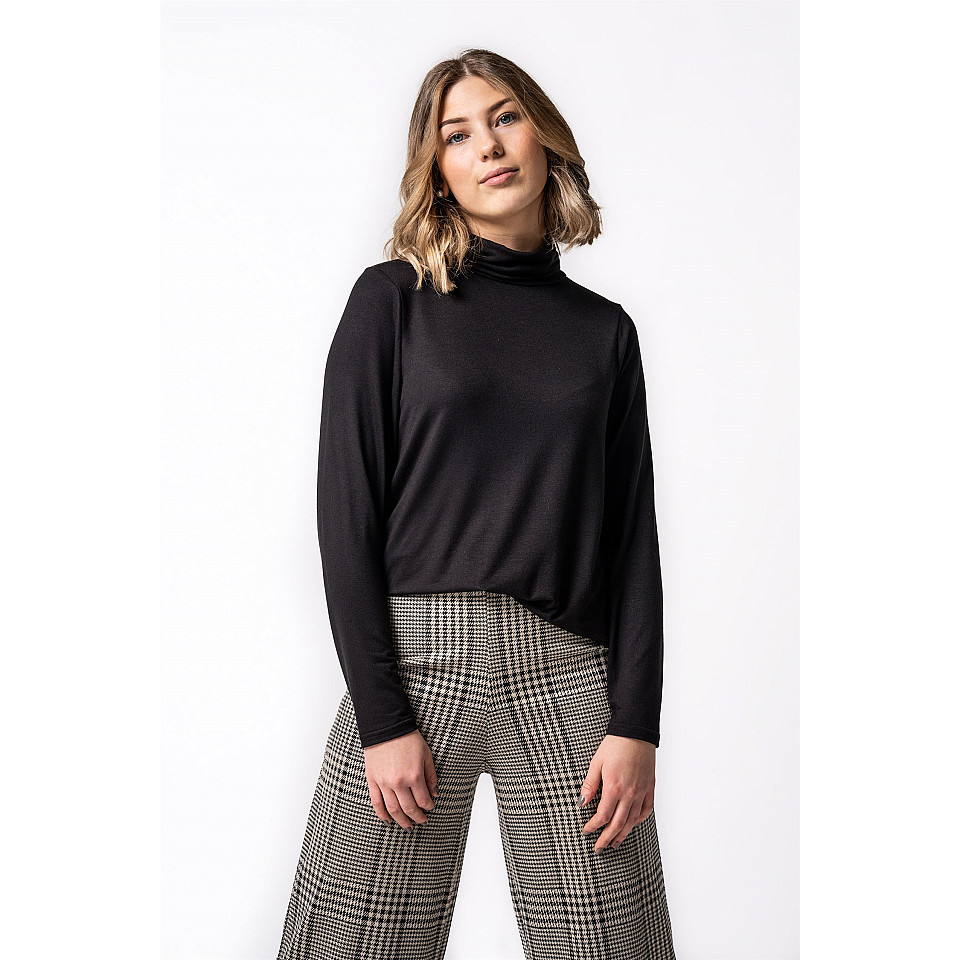 Polotröja Bea Poloneck - Black
