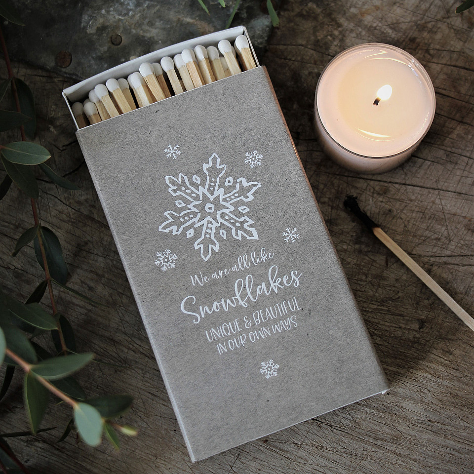 Majas Matchbox Snowflakes