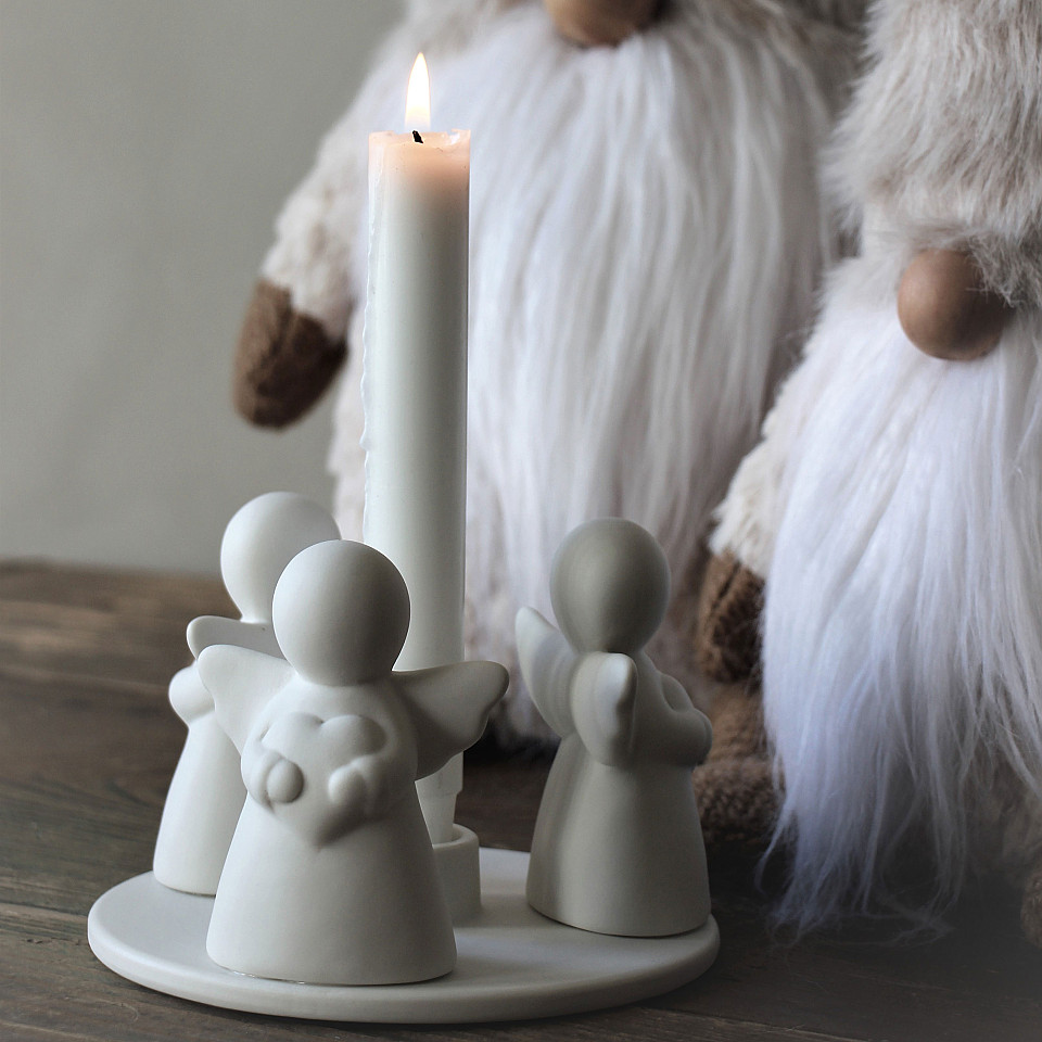 Majas Candlestick Guardian Angels Trio