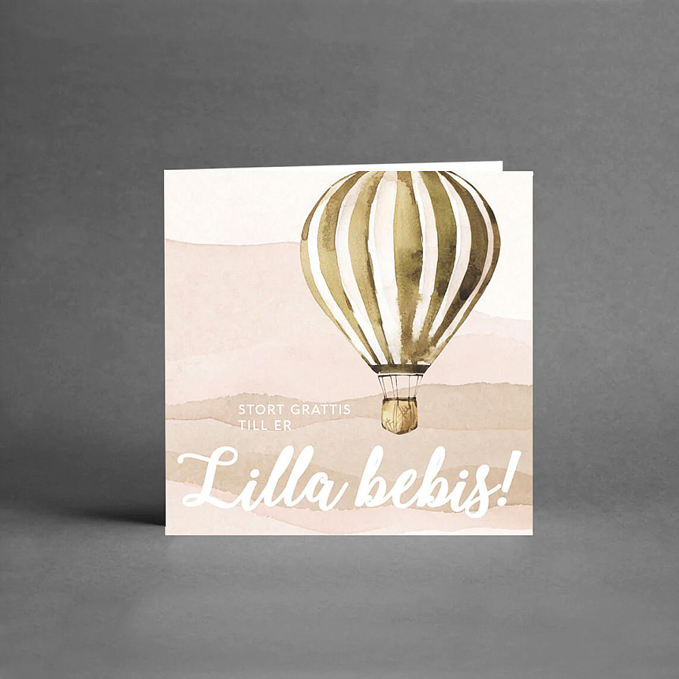 Kleine Karte Lilla Bebis