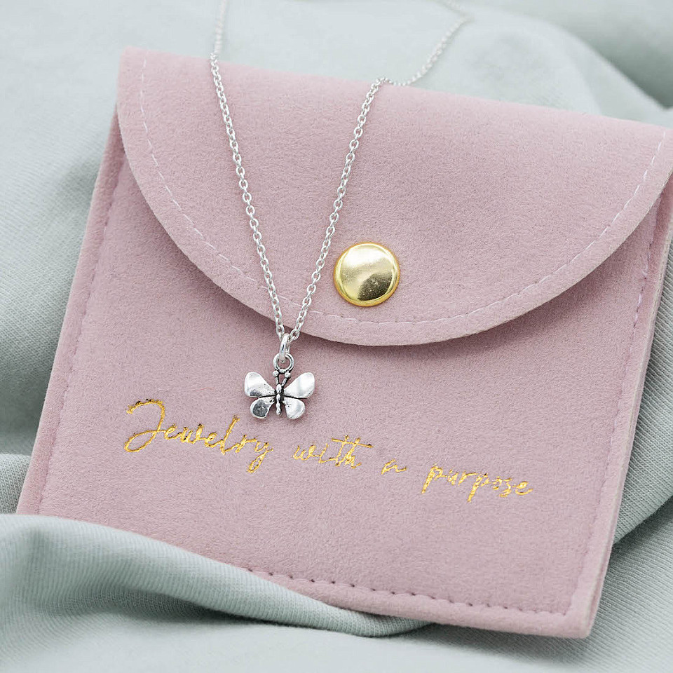 Necklace Butterfly - Silver