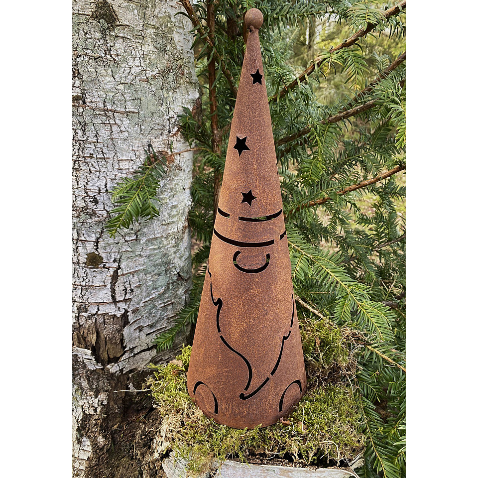 Kerzenhalter im Freien Kegel Santa Rost