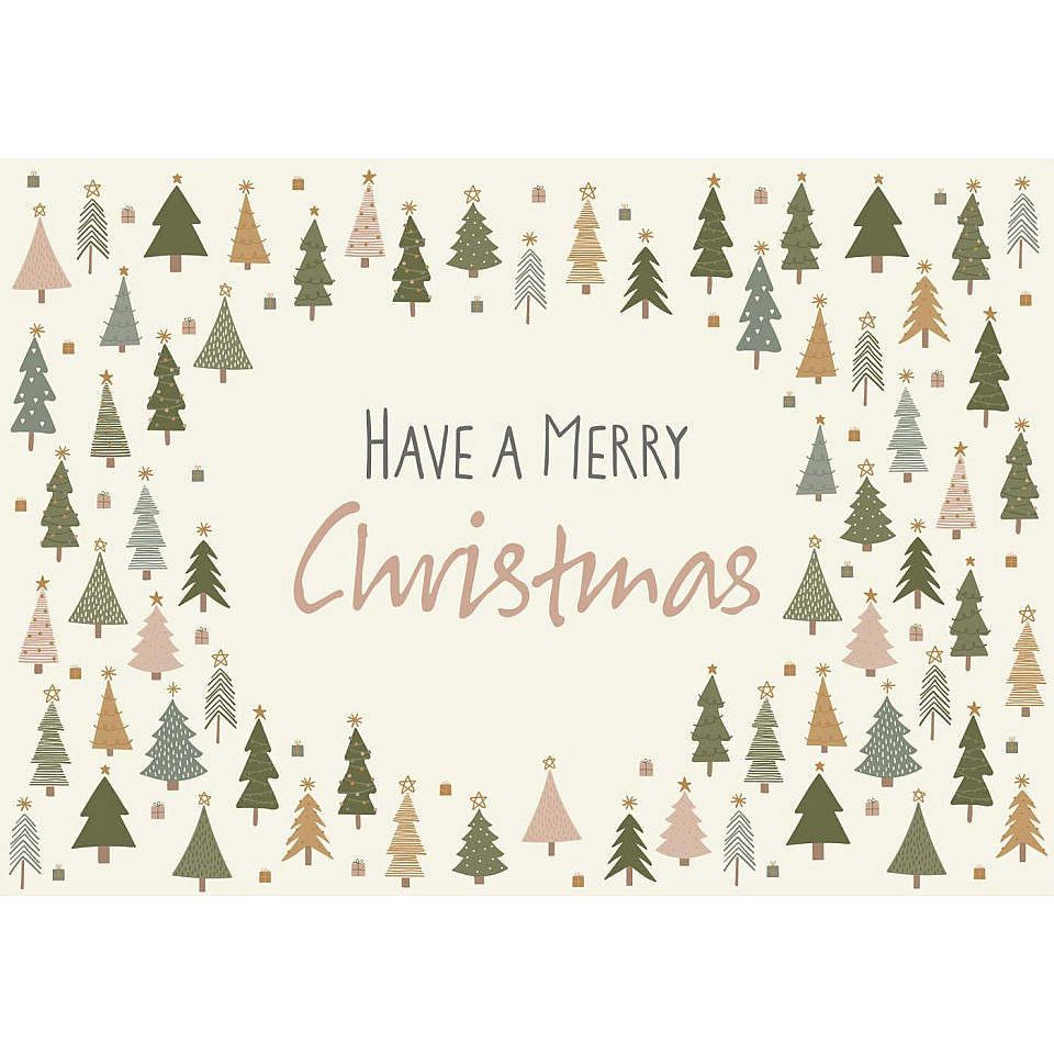 Metallschild Have a Merry Christmas
