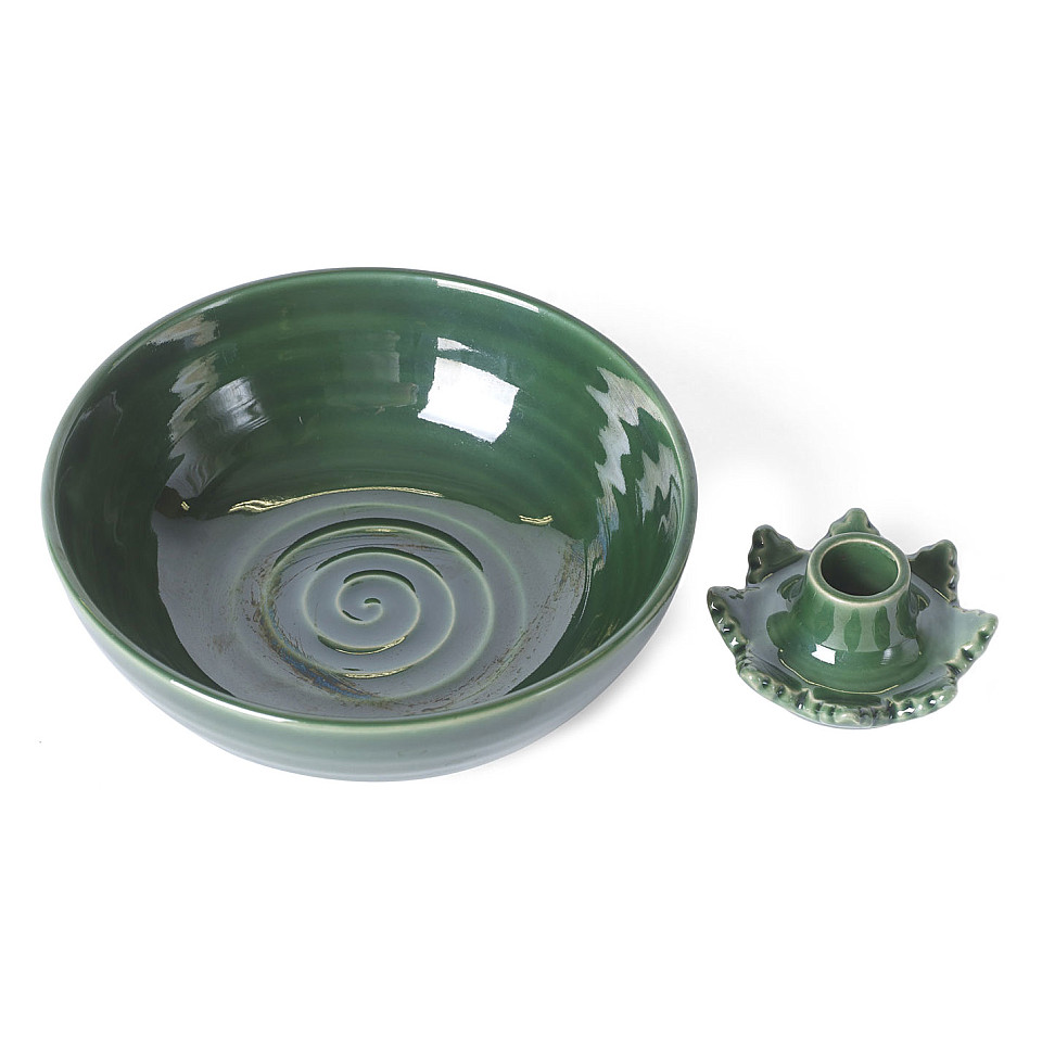 Candlestick and bowl Eklaholm