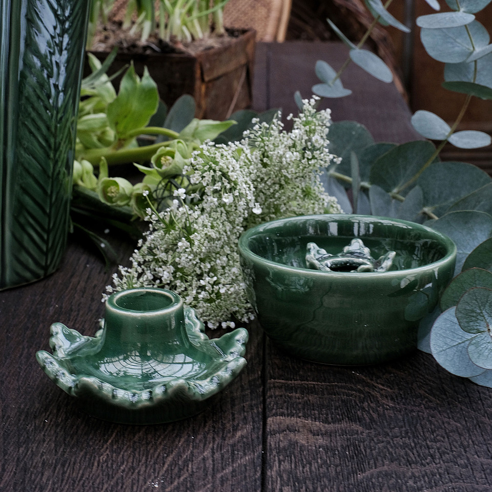 Candlestick and bowl Eklaholm