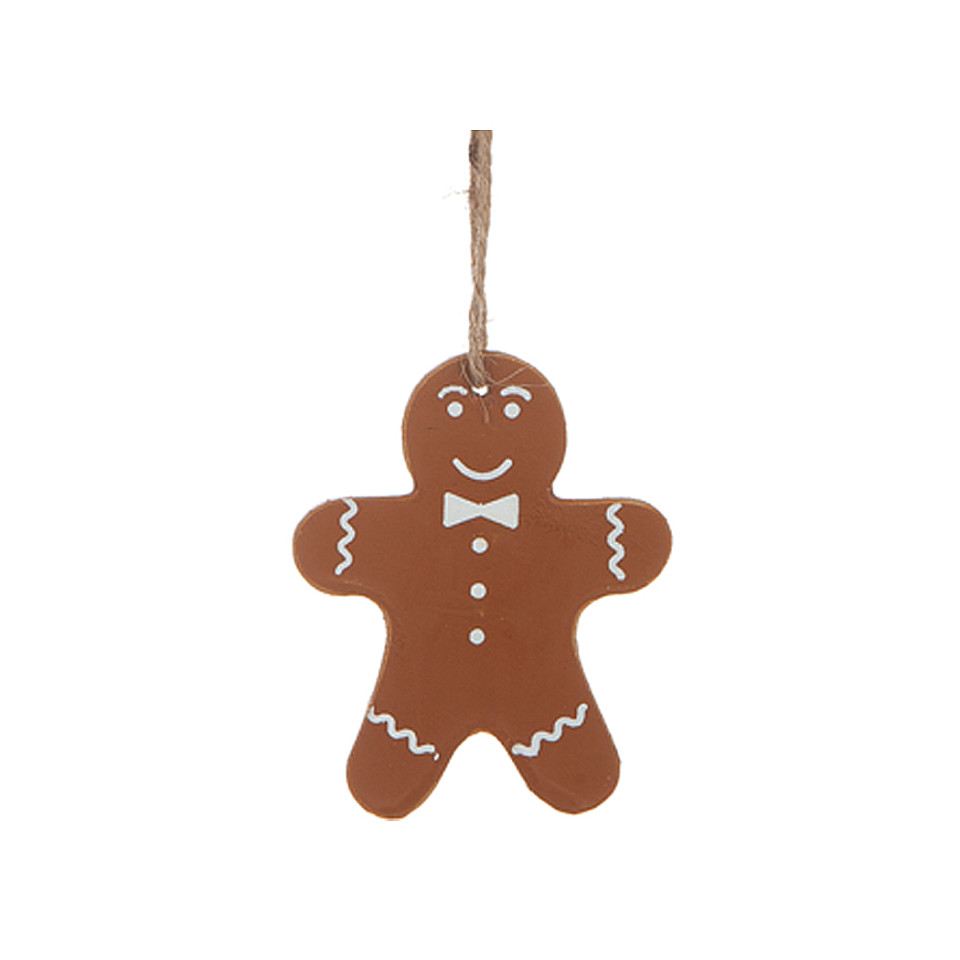 Geschenkanhänger Jul - Lebkuchenmann