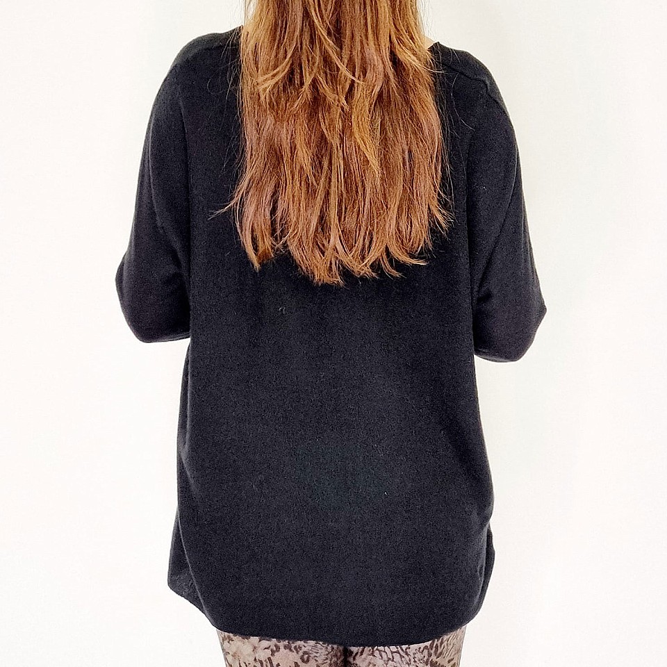 Long Sleeve Sweater - Black