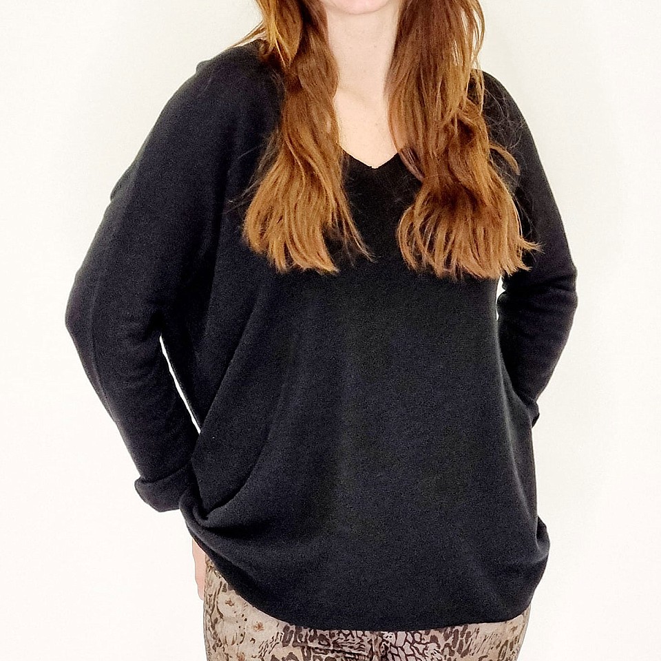 Long Sleeve Sweater - Black