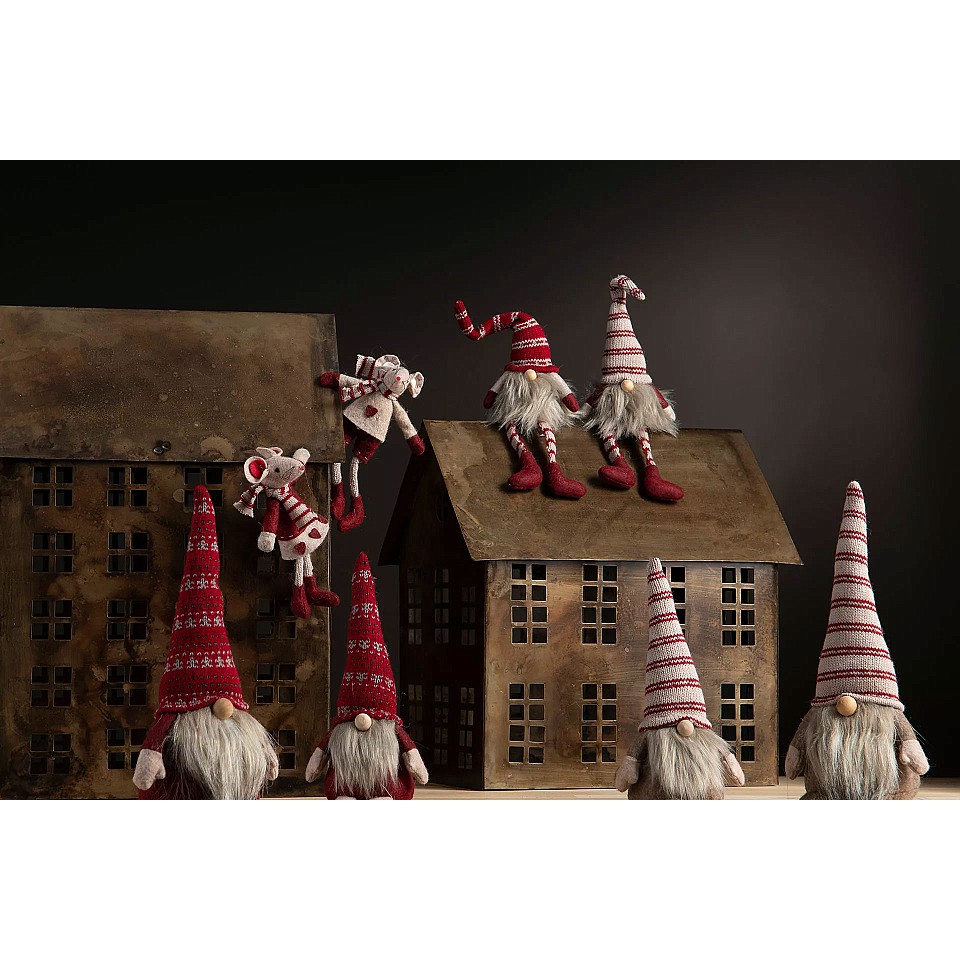 Mouse Magnet Burgundy / Mole - With Skirt